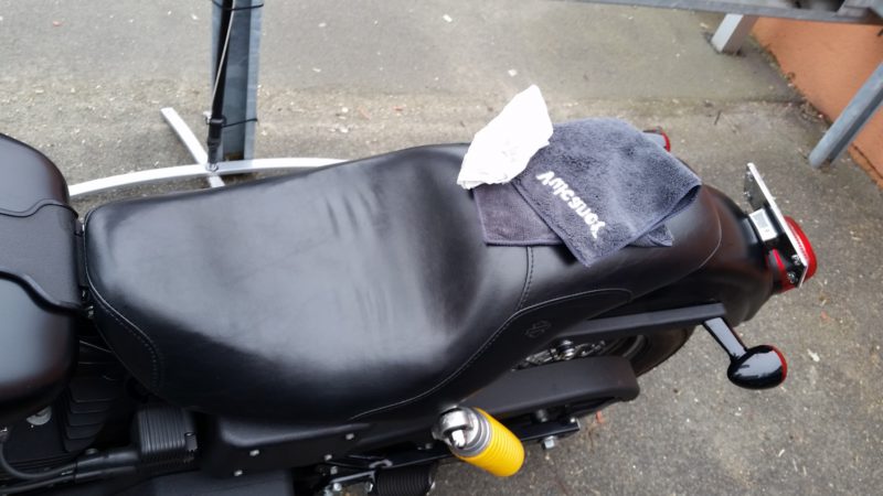 Selle cuir moto Vulcanet